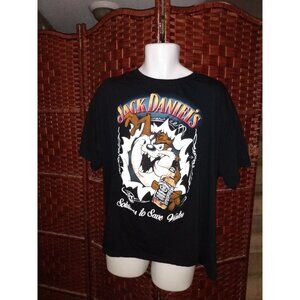 Jack Daniels Taz Tasmanian Devil T Shirt Solutions To Save Water Mens XXL